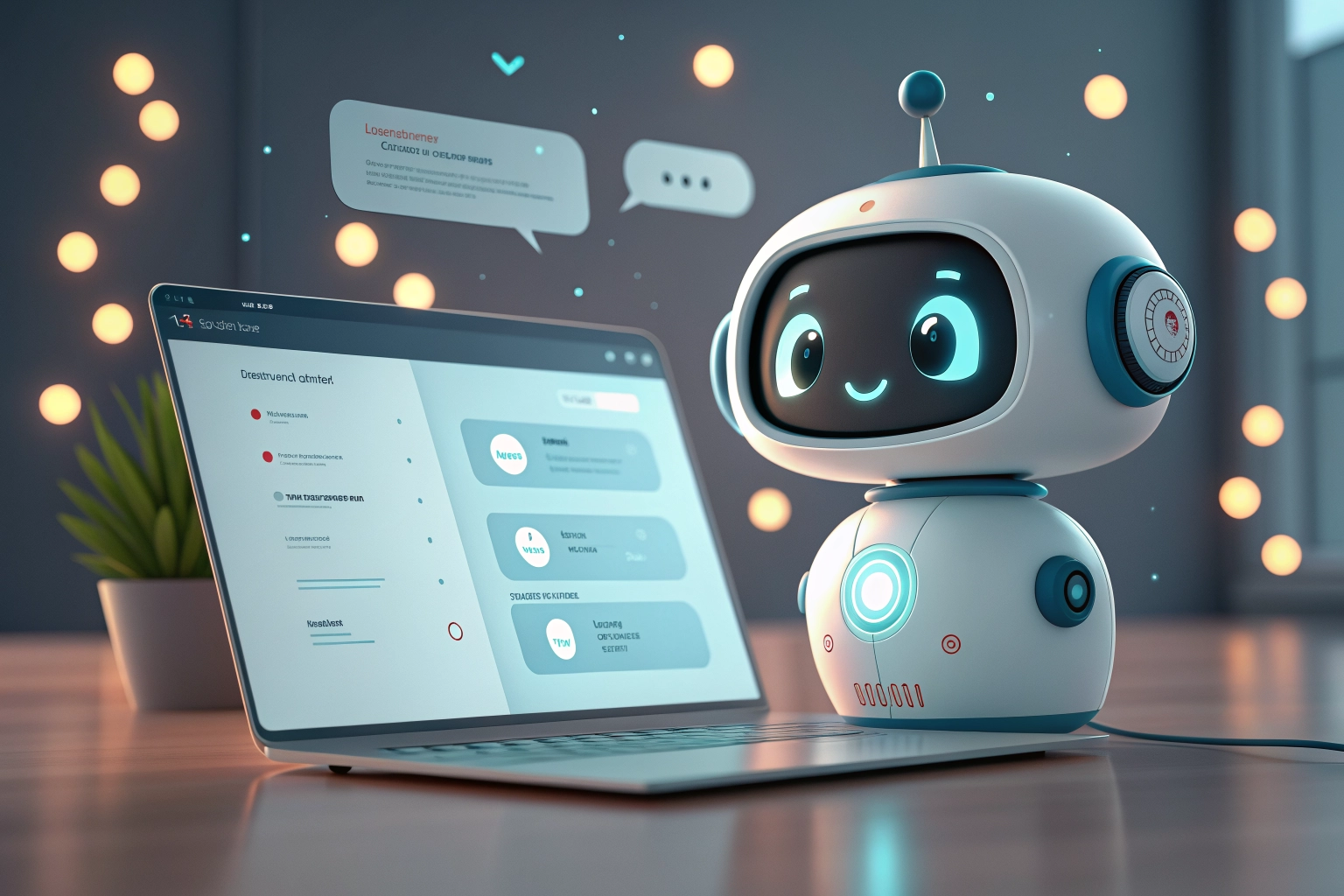 AI Chatbot and Personalization illustration