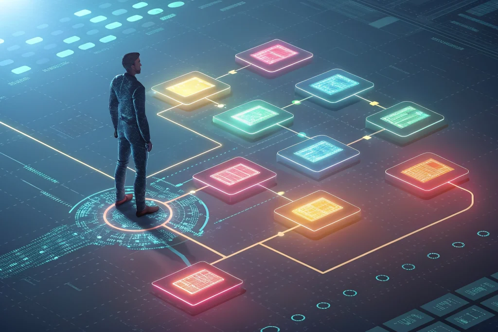 Modern SEO and content strategy concept